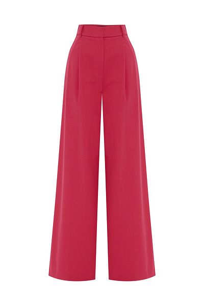 Exquise High Waist Regular Cotton Pants