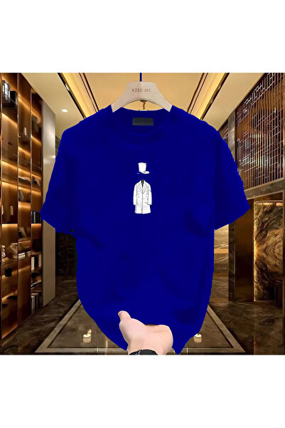 BİKOMBİNE Άνδρας με καπέλο εμπριμέ μαύρο ανδρικό μπλουζάκι