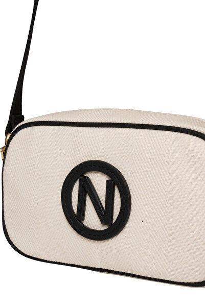 Nautica Beige-Black Women's Messenger Bag Cn7233T