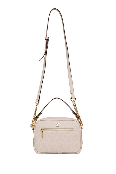 U.S. Polo Assn. Women's Messenger Bag - Ecru, Us25174
