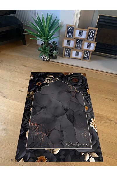 MEKTA HOME Çeyizlik Kalın Ve Yumuşak Dokulu Dijital Baskılı Halı Seccade Mktn...