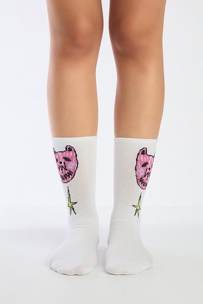 Hype of Steps Strangers - Drawing Patterned Socks