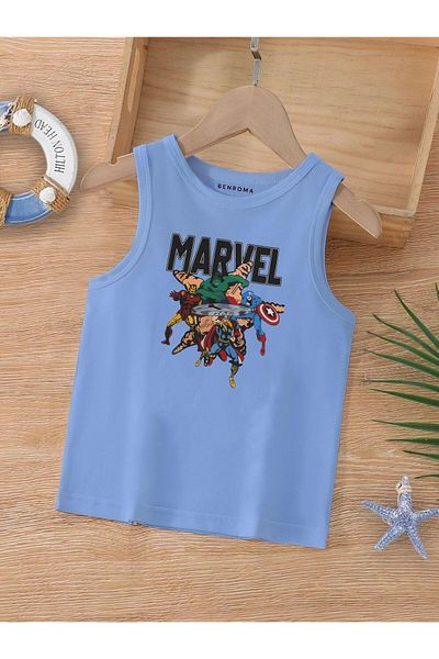 BENROMA 1 tricou este un cadou pentru achiziții de 6 și mai sus în coș - Tricou fără mâneci pentru copii cu imprimeu cu personaje de desene animate