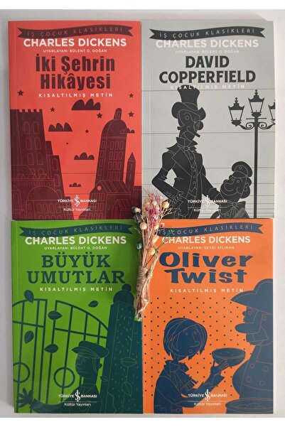TÜRKİYE İŞ BANKASI KÜLTÜR YAYINLARI OLIVER TWİST,BÜYÜK UMUTLAR,DAVID COPPERFI...