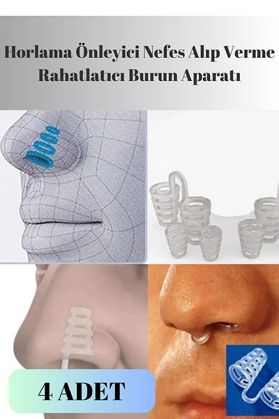 Caramiore Special Production Snoring Reducing Breathing Relaxing Anti-Sleep Nose Hole Apparatus Set of 4