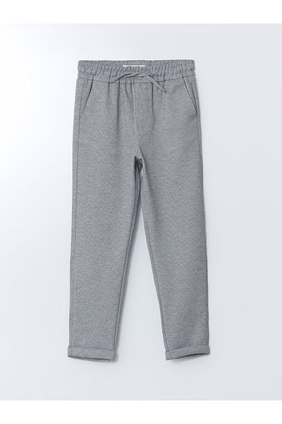 LC Waikiki Gray Elastic Waist Boys' Trousers