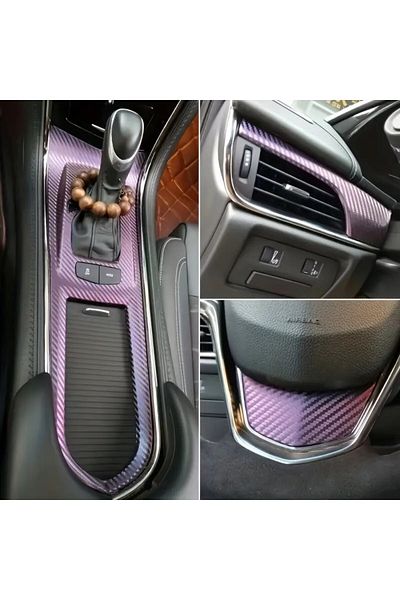 Modifiye Fabrikası 3D Chameleon Carbon Foil - Vehicle and Motorcycle Fairing, 30 cm X 100 cm Accessory Foil