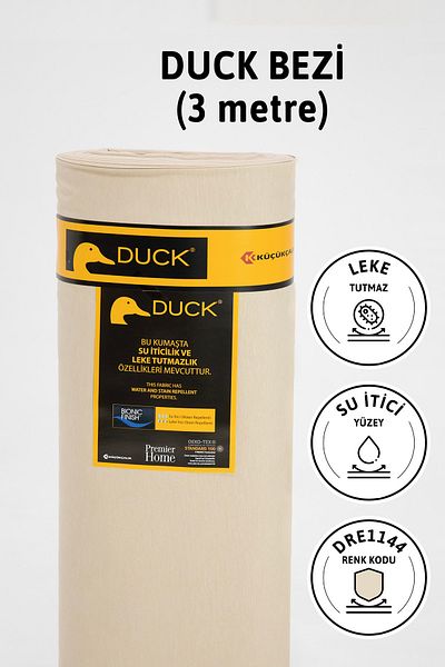 FAVORA Premier Beige Meter Λινό Ύφασμα 3 μέτρα Αδιάβροχο Ύφασμα - Dre1144