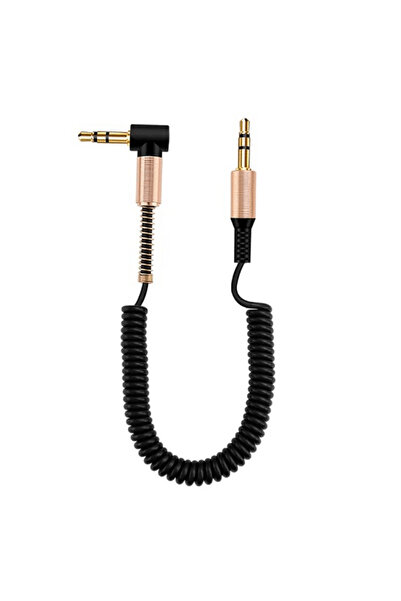 Yenimiyeni 1 Mt 3.5 Mm Jack Spiral Yaylı Aux Kablosu
