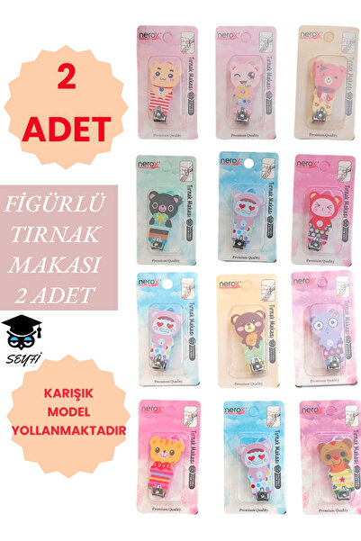 SEYFİKİRTASİYE figürlü çocuk tırnak makası 2 adet