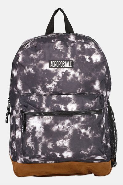 Aeropostale Women Tie Dye Backpack Bag 42 H x 36L x 13 W cm, Black Combo