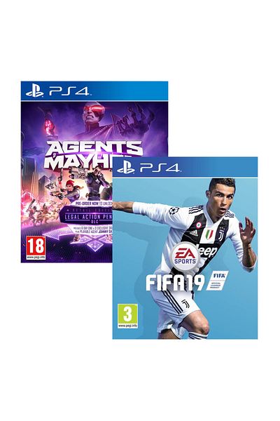 EA Sports FIFA 19 & Agents of Mayhem - PS4
