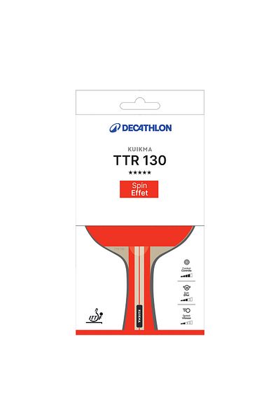 Decathlon مضرب تنس الطاولة - ITTF School/Club - 4 نجوم - TTR 130 Spin