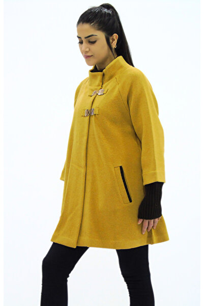 Sementa Women's Jacket with Agraflı Collar and Sleeve Detail