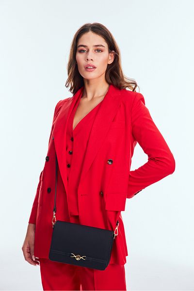 U.S. Polo Assn. Us25235 Geantă Messenger Model Neagră pentru Damă