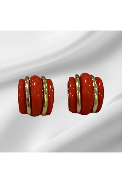 Store orange chic everyday earrings