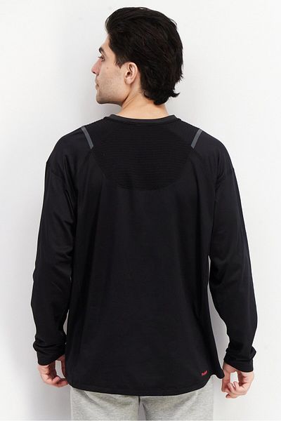 Spyder Men Sportswear Fit Long Sleeve Training Sweatshirt, Black