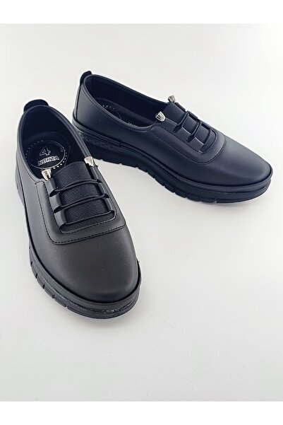 Wanetti Pantofi pentru femei, pentru mami, pentru plimbare zilnică, cu talpă ortopedică, confortabili, din piele, cu șireturi, în culoarea aquarelor