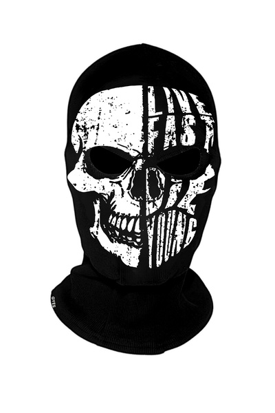 caxis Live Fast Young Mask Motor Buff Balaclava Protective Snow Face Mask