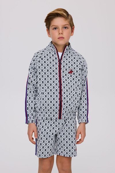 Beverly Hills Polo Club Bg Store Boys' Patterned Tracksuit Top