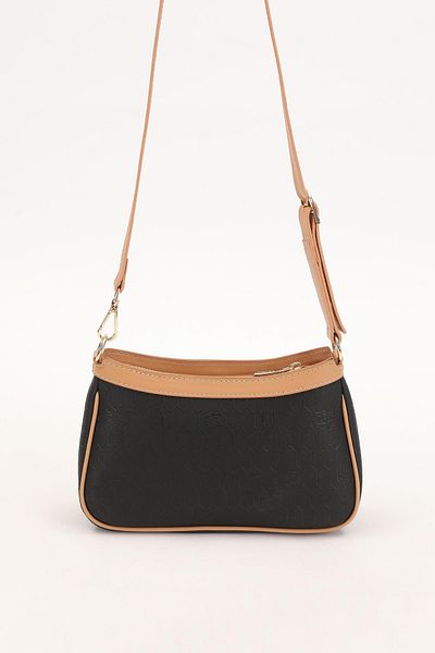 Levidor Black-Camel Women's Shoulder Bag 930210
