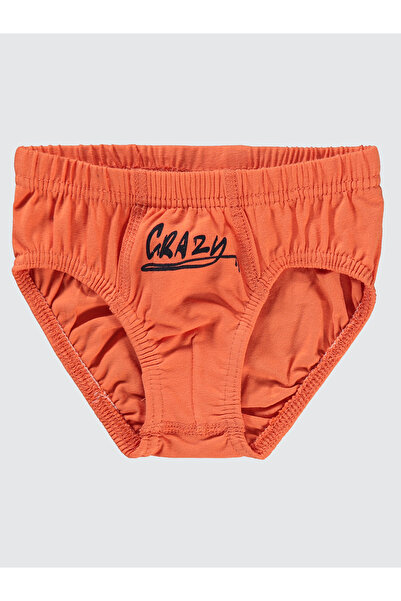 Civil Boys Erkek Çocuk 2'li Külot Set 2-10 Yaş Turuncu