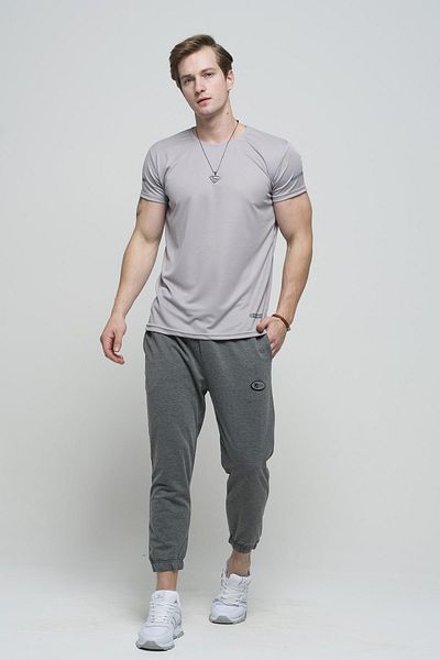 Oksit Мъжка тениска Cappi от микро полиестер Slim Fit Performance Training Athlete