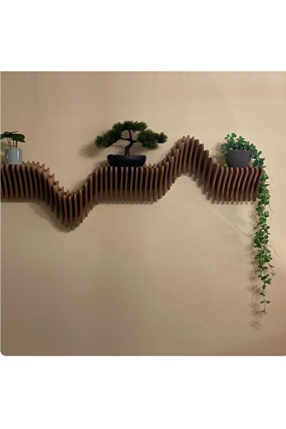 Barida Sanat Ahşap Modern TV Ünitesi, Özel Tasarım Duvar Rafı, 160 cm uzunluk kolay kurulum