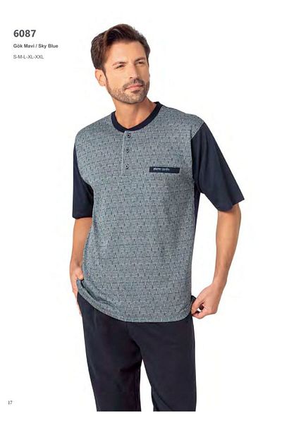 Pierre Cardin Ανδρικό Σετ Πιτζάμες Βαμβακερό 3 τεμ |   THCLVR 60 87 ΤΕΜ VR