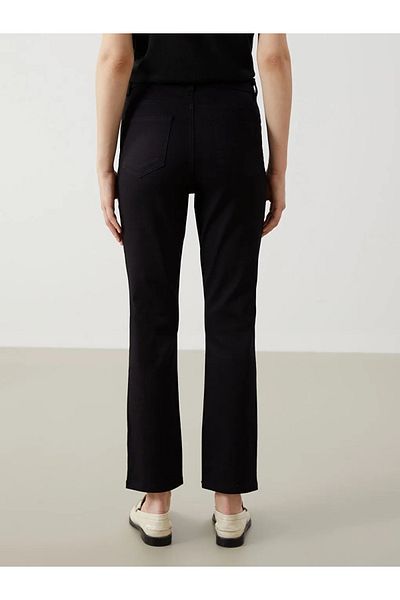 LC Waikiki Pantaloni de jeans pentru femei LCWAIKIKI Classic Black Straight Fit