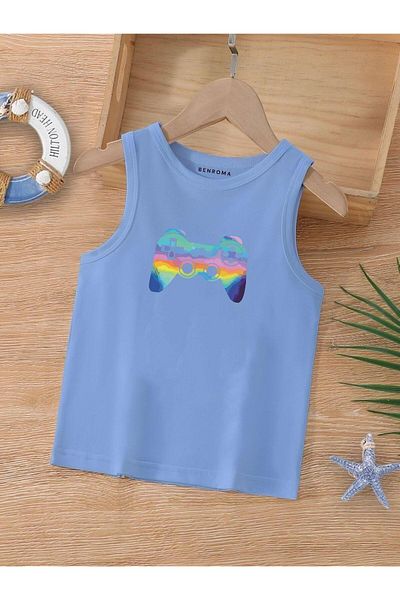 BENROMA 1 tricou este un cadou pentru achiziții de 6 și mai sus în coș - Tricou fără mâneci pentru copii cu imprimeu cu personaje de desene animate