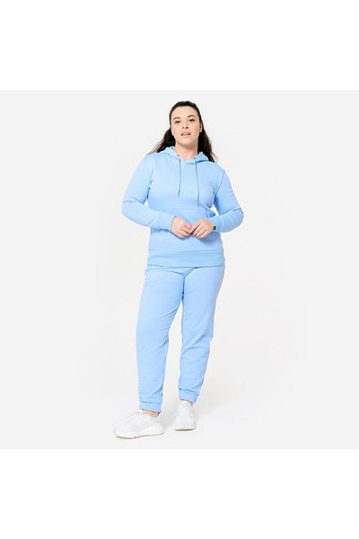 Decathlon Γυναικείο Φούτερ Domyos - Ελαφρύ Τρέξιμο - Ice Blue