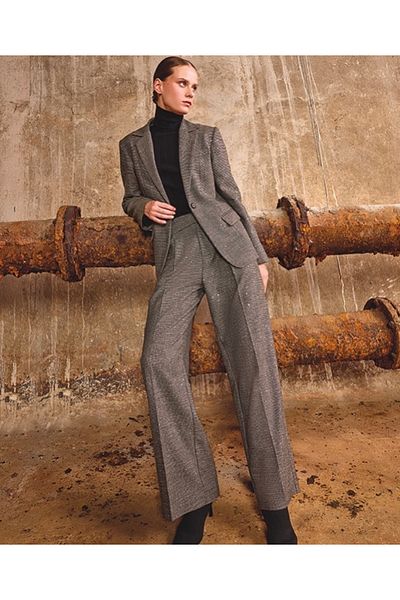 Unıquemode Pullu Fabric Blazer Jacket 253011