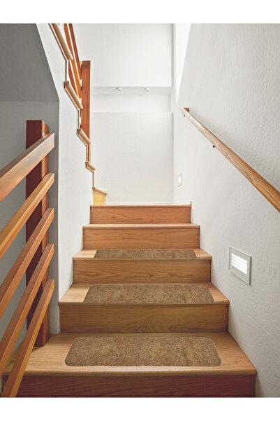 BEYLİNİ Merdiven Halısı Basamak Halısı Keçe Kaymaz Taban Yapışkanlı Halıfleks Devetüyü 1li 20x75 Cm