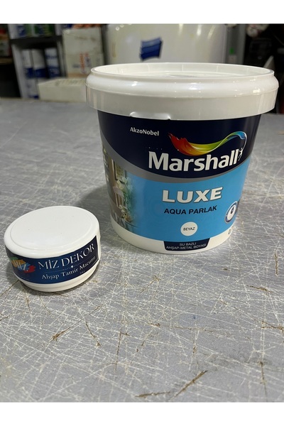 Marshall Mutfak Dolap Boyama Seti Ahşap Tamir Macun Hediyeli 0,75 Lt