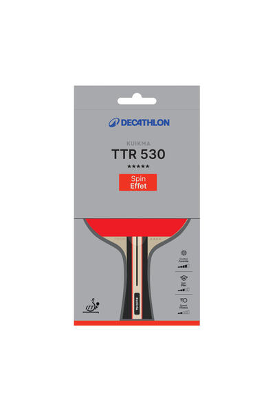 Decathlon Masa Tenisi Raketi - ITTF Kulüp - 5 Yıldız - TTR 530 Spin