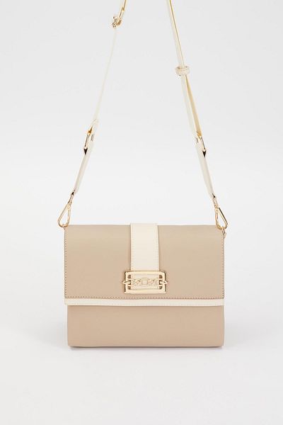 Levidor Γυναικεία τσάντα ώμου Mink-Cream 930219