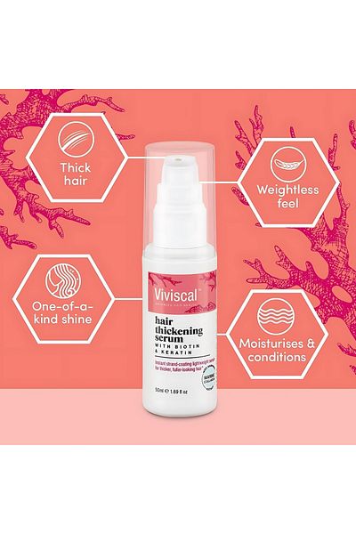 viviscal Hair Thickening Leave-in Serum for Thicker & Fuller-Looking Hair, 50ml