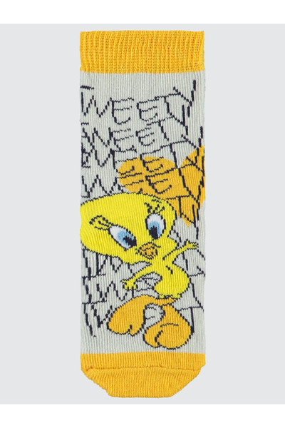 TWEETY Kız Çocuk 2'li Soket Çorap 2-12 Yaş Sarı