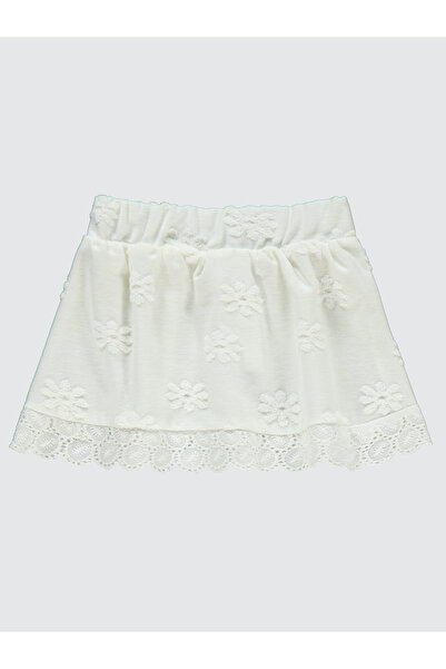 Civil Baby 6-18 Months Baby Girl Ecru Skirt