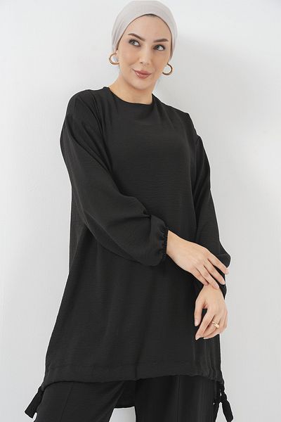 Bigdart 6682 Model Black Tunic and Trousers Set