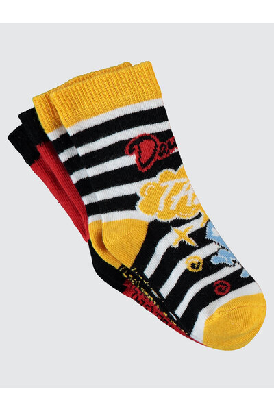 Tazmania Boy's 2-Piece Socks 2-12 Years Red