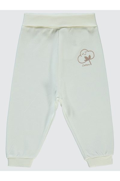 Civil Baby Baby Organic Single Bottom Without Booties 1-12 Months Ecru
