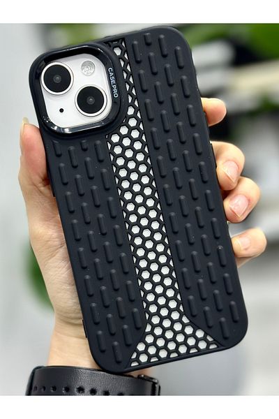 Go Aksesuar حافظة سيليكون مضادة للصدمات بتصميم Elite Class متوافقة مع iPhone 13 - 14 - 15