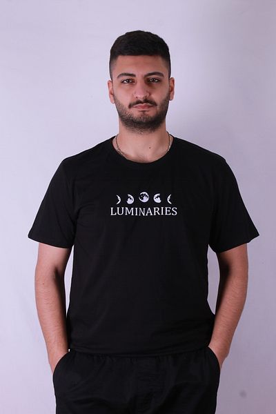 trender Lumineres Printed Black Men's T-Shirt Tr-05