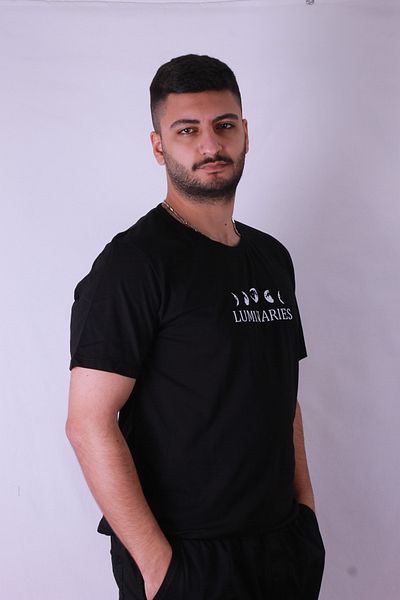 trender Lumineres Printed Black Men's T-Shirt Tr-05