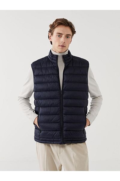 LC Waikiki Ανδρικό φουσκωτό γιλέκο LCW Vision Standard Fit Stand