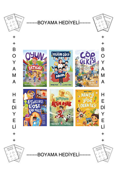 Timaş Çocuk Macera ve Eğlence Hikaye Seti (Boyama Hediyeli) Oyun Satıcısı İyi...