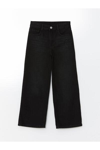 LC Waikiki LCW Kids Beli Ayarlanabilir Lastikli Kız Çocuk Jean Pantolon