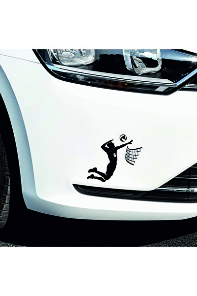 Birim Matbaa Volleyball Sports Car Sticker(24X21Cm)